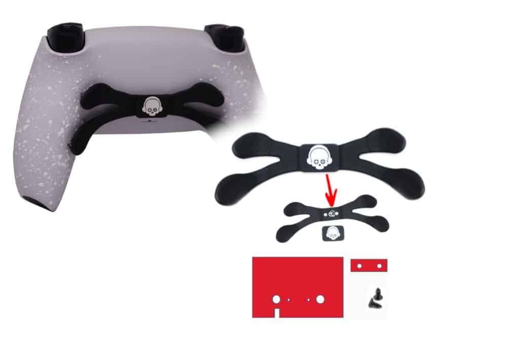 PS5 4 paddle injection molding