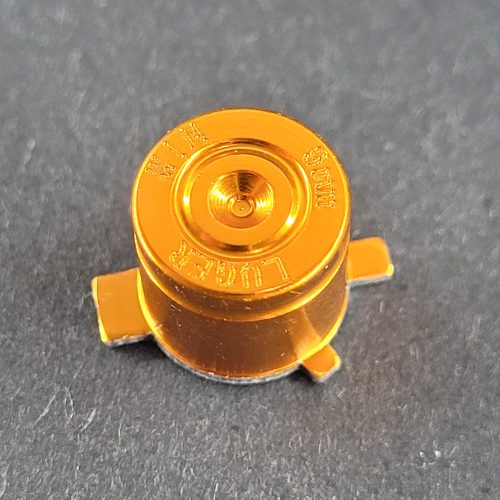 PS5 Viereck Taste gold "Bullet" aus Metall