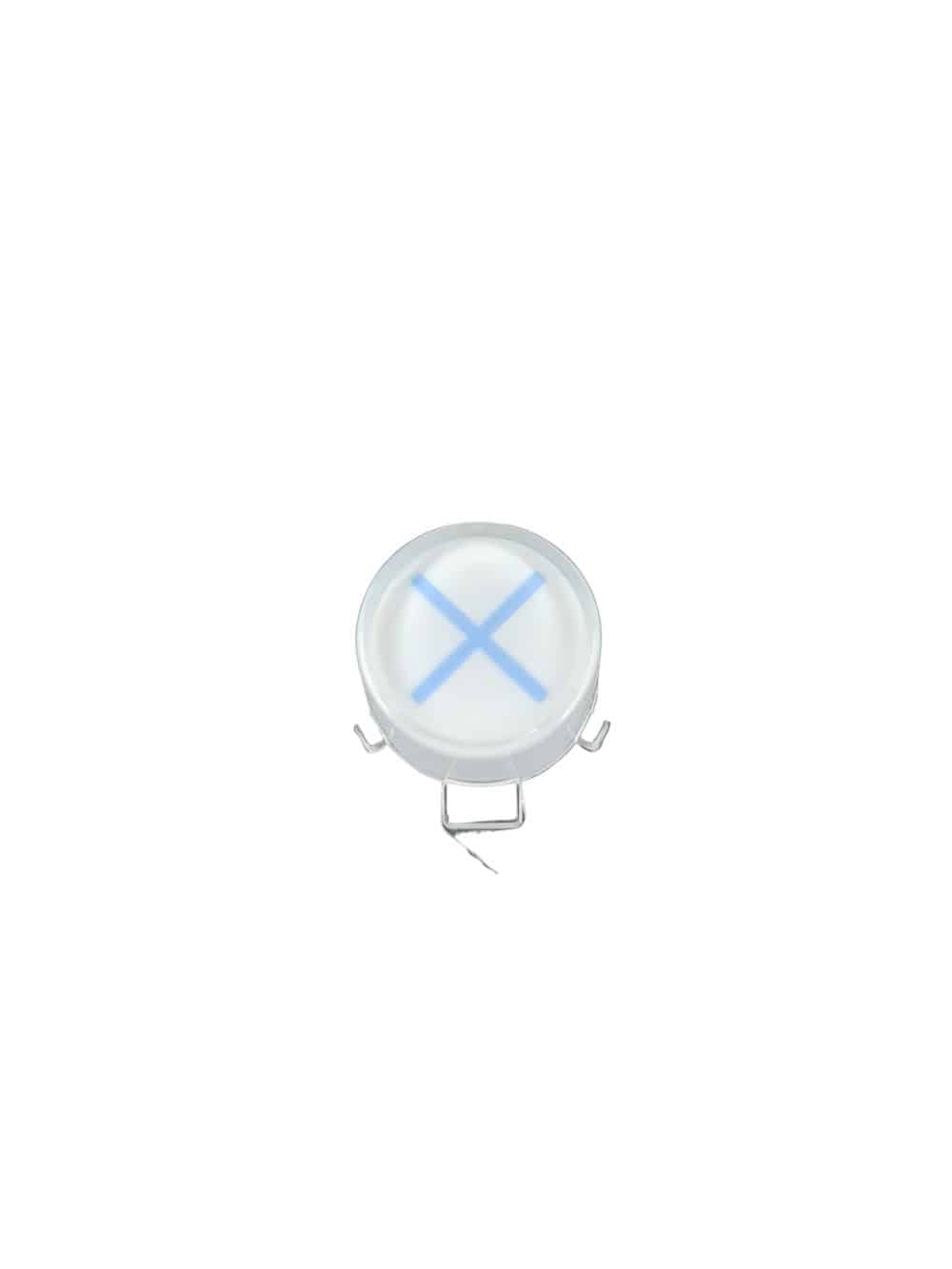 PS5 X button gray-blue