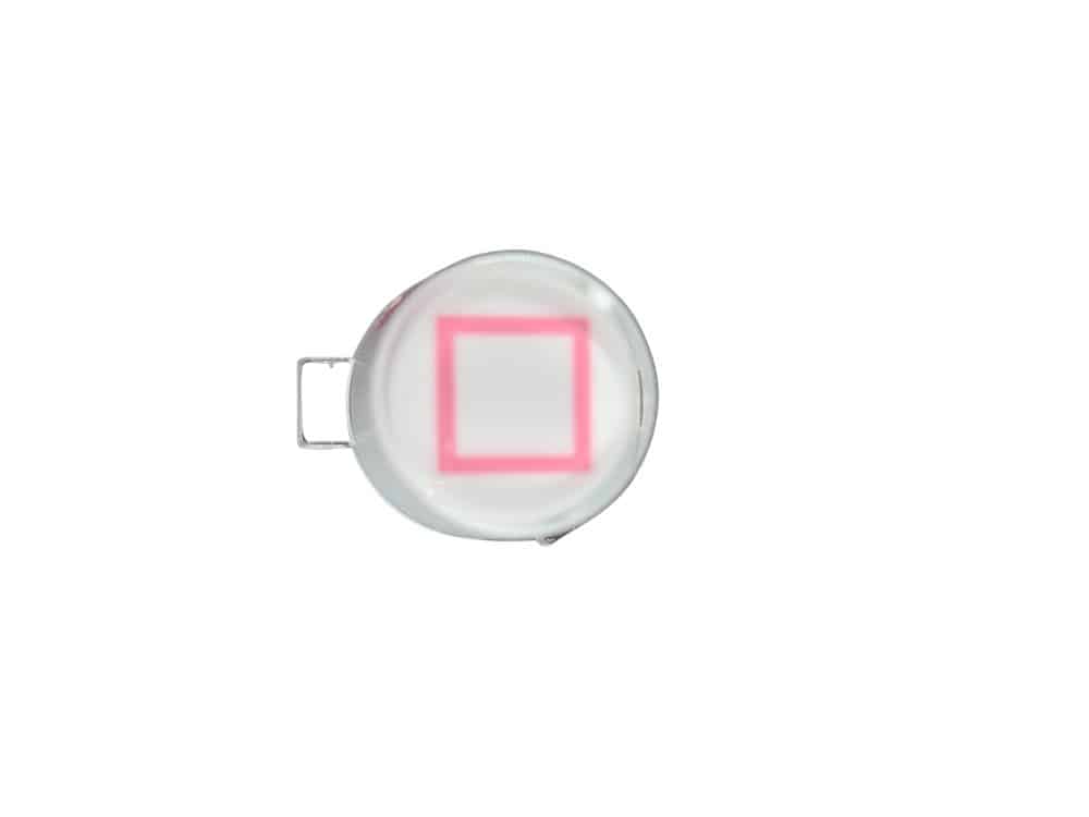 PS5 Viereck Taste Grau-Rosa
