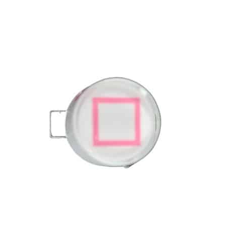 PS5 Viereck Taste Grau-Rosa