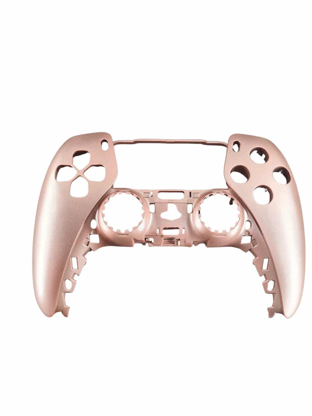 PS5 front case rose gold