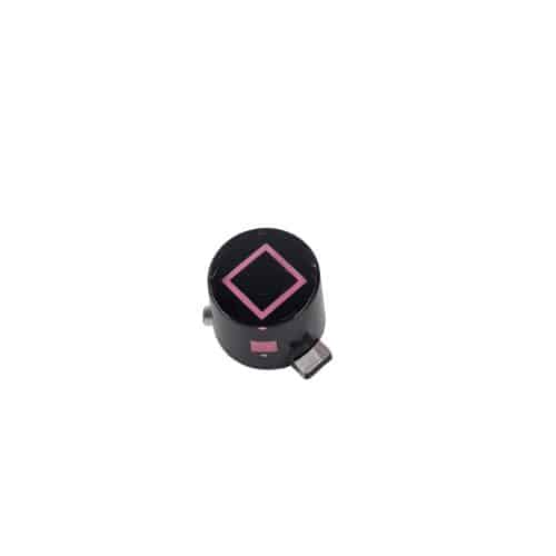 PS5 Viereck schwarz-rosa