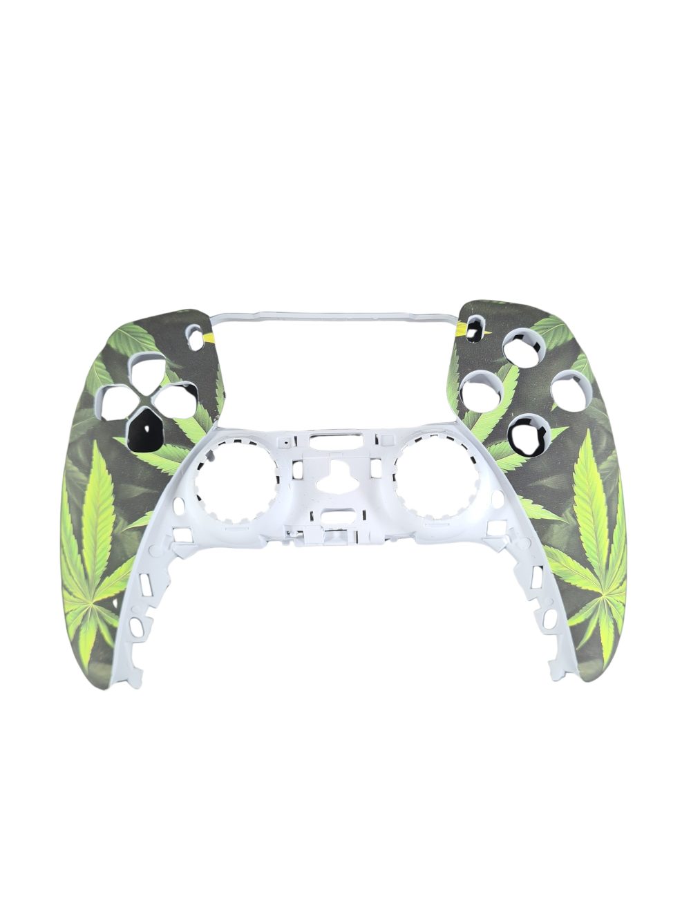 PS5 Frontgehäuse Cannabis Design