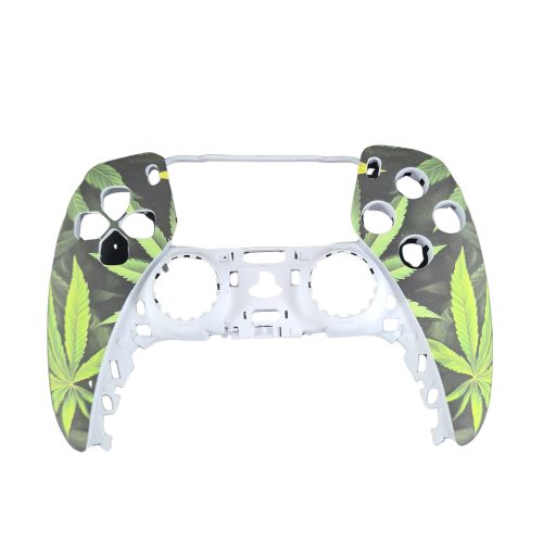 PS5 Frontgehäuse Cannabis Design