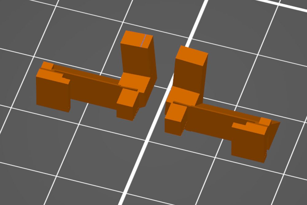 Trigger Einsätze 3D Modell BDM030