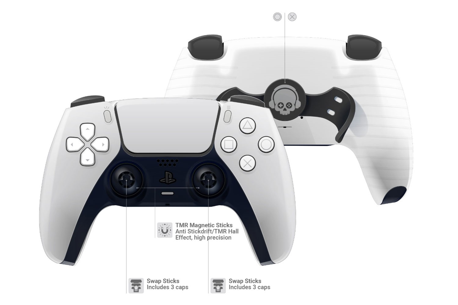 BITRO® Basic PS5 TMR Hallstick Controller – Bild 2